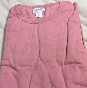 Blair Womens Two-Piece Mauve Lounge Top & Pants Set Sz XL